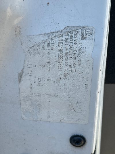 2005 Chevrolet Equinox Location - GM - Row 40 - Stock # H53739