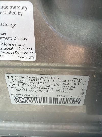 2010 Volkswagen CC Location - Imports - Row 23 - Stock # H53798