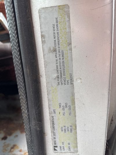 1988 Jeep Grand Wagoneer Location - Chrysler - Row 41 - Stock # H46436
