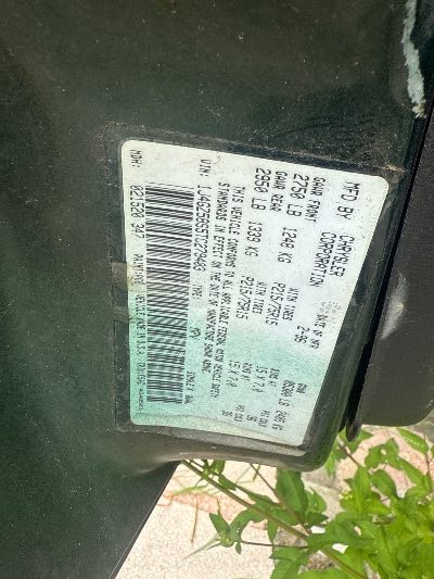 1996 Jeep Grand Cherokee Location - Chrysler - Row 41 - Stock # H47862