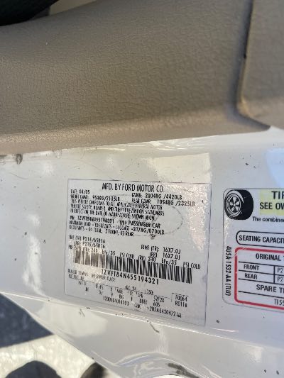 2005 Ford Mustang Location - Ford - Row 35 - Stock # H50921