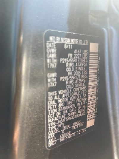 2011 Nissan Juke Location - Imports - Row 2 - Stock # H51339