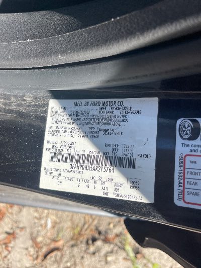 2010 Ford Fusion Location - Ford - Row 31 - Stock # H51491