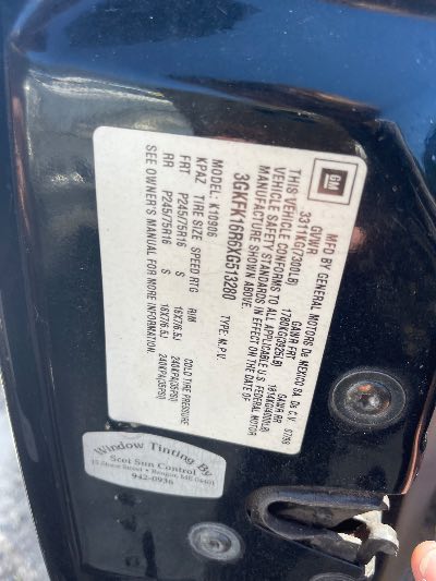 1999 GMC Suburban Location - Large Trucks & Vans - Row 16 - Stock # H51533