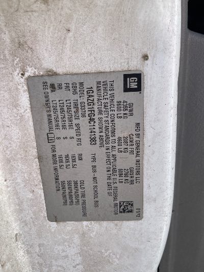 2012 Chevrolet Express Location - Large Trucks & Vans - Row 29 - Stock # H51523