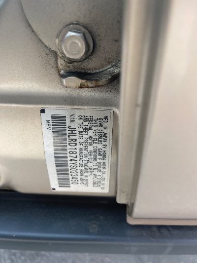 2000 Honda CR-V Location - Imports - Row 23 - Stock # H51577