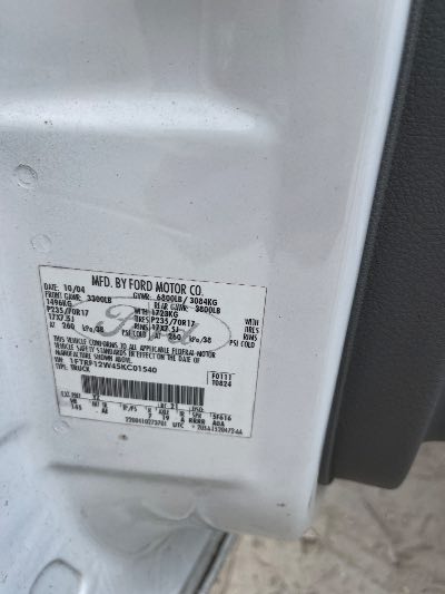 2005 Ford F-150 Location - Large Trucks & Vans - Row 18 - Stock # H51698