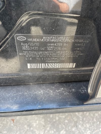 2011 Hyundai Sonata Location - Imports - Row 45 - Stock # H51703