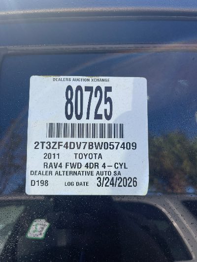 2011 Toyota RAV4 Location - Imports - Row 43 - Stock # H51729