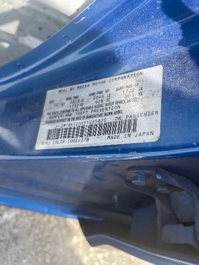 2005 Mazda MAZDA3 Location - Imports - Row 4 - Stock # H51864