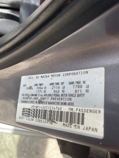 2005 Mazda MAZDA3 Location - Imports - Row 7 - Stock # H51836