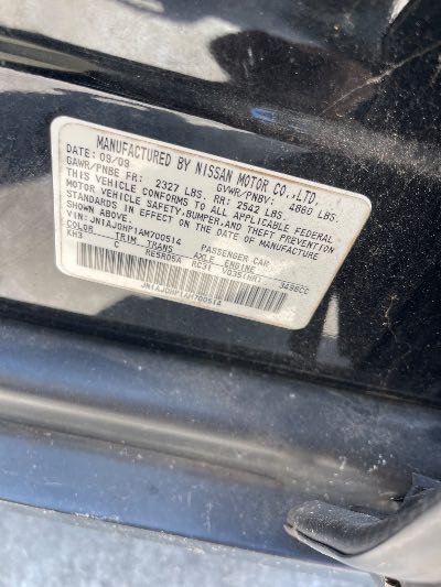 2010 Infiniti EX Location - Imports - Row 11 - Stock # H51939