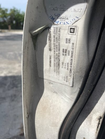 2001 Buick Century Location - GM - Row 27 - Stock # H51979