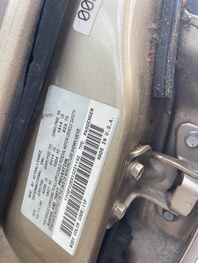 2001 Mazda 626 Location - Imports - Row 14 - Stock # H52110