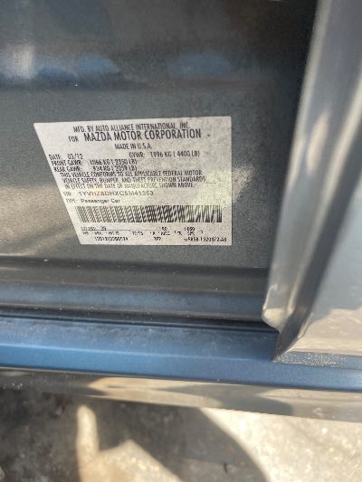 2012 Mazda Mazda6 Location - Imports - Row 23 - Stock # H52222