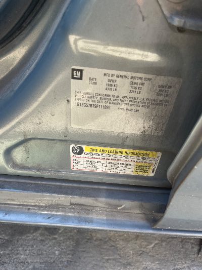 2009 Chevrolet Malibu Location - GM - Row 34 - Stock # H52397