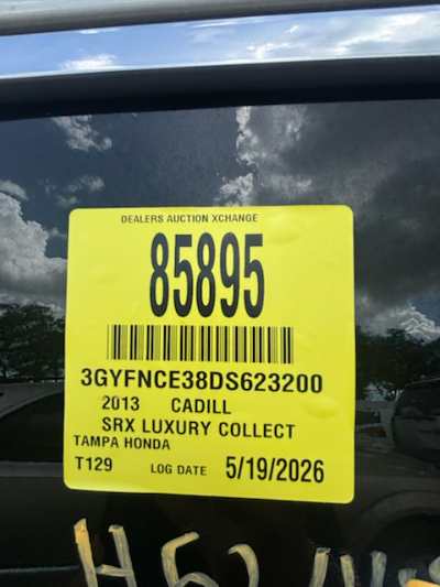 2013 CADILLAC SRX Location - GM - Row 36 - Stock # H52448