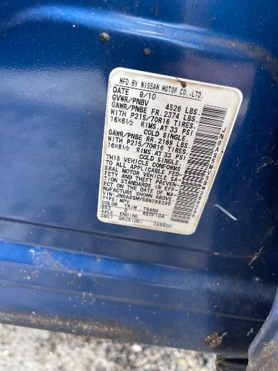 2011 Nissan Rogue Location - Imports - Row 2 - Stock # H52518