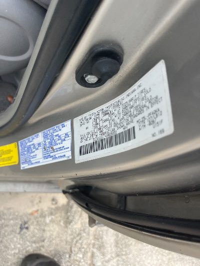 2004 Toyota Sienna Location - Imports - Row 4 - Stock # H52520