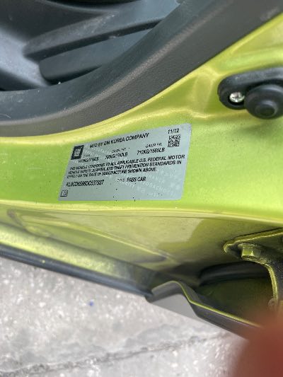 2013 Chevrolet Spark Location - GM - Row 37 - Stock # H52569