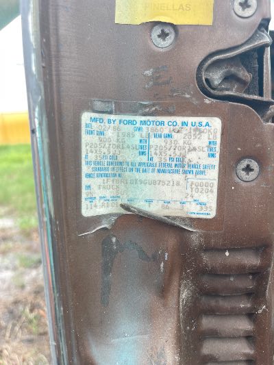 1986 Ford Ranger Pickup Location - Ford - Row 29 - Stock # H52583