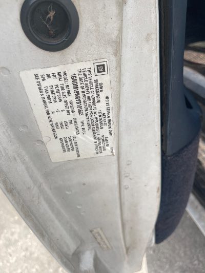 2000 Chevrolet Astro Passenger Location - GM - Row 40 - Stock # H52615