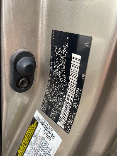 2005 Toyota Sienna Location - Imports - Row 7 - Stock # H52616