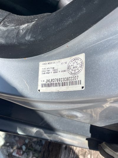 2003 Honda CR-V Location - Imports - Row 28 - Stock # H52296