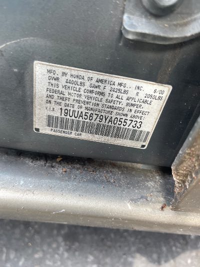 2000 Acura TL Location - Imports - Row 14 - Stock # H52800