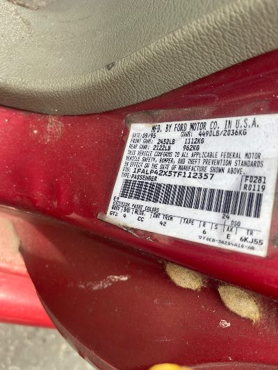 1996 Ford Mustang Location - Ford - Row 32 - Stock # H52826
