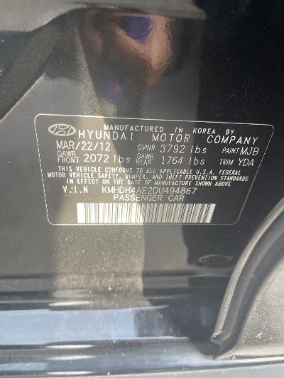 2013 Hyundai Elantra Location - Imports - Row 28 - Stock # H52996