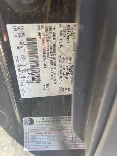2004 Ford Expedition Location - Large Trucks & Vans - Row 18 - Stock # H53057