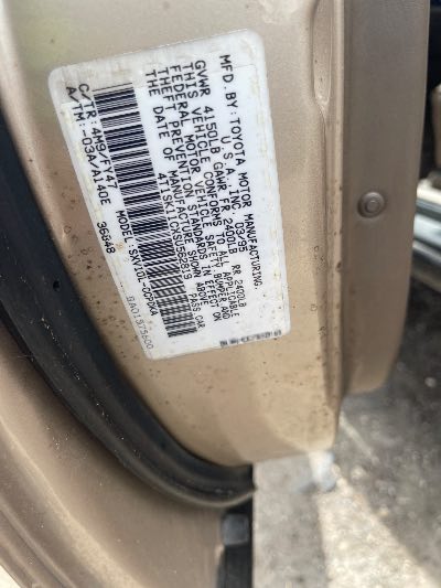 1995 Toyota Camry Location - Imports - Row 3 - Stock # H53138