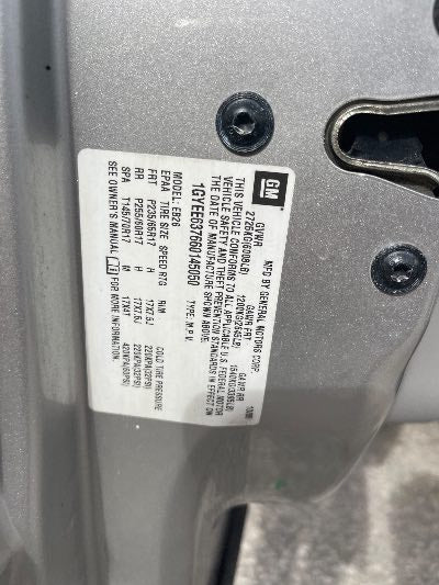 2006 Cadillac SRX Location - GM - Row 30 - Stock # H53233