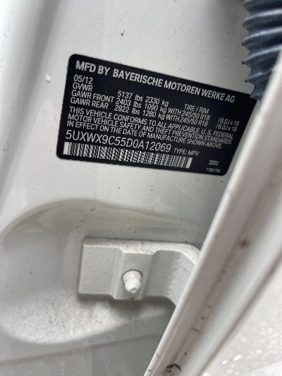 2013 BMW X3 Location - Imports - Row 11 - Stock # H53498