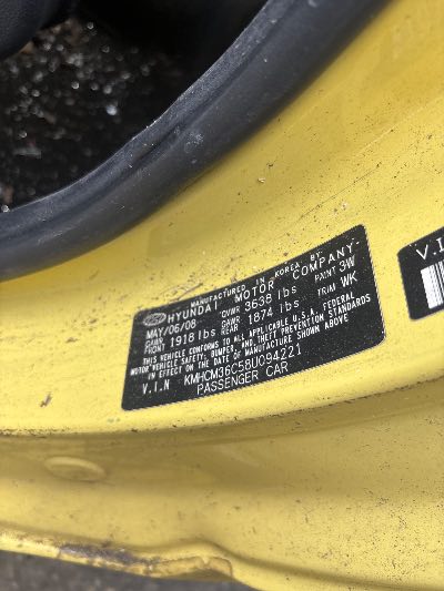 2008 Hyundai Accent Location - Imports - Row 19 - Stock # H53688