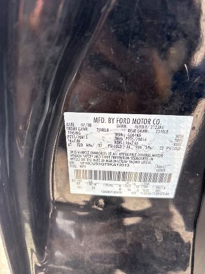 2009 Ford Escape Location - Ford - Row 29 - Stock # H53748