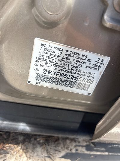 2003 Honda Pilot Location - Imports - Row 23 - Stock # H53851
