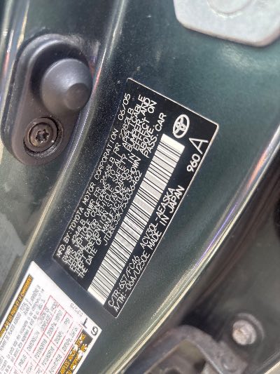 2005 Toyota Camry Location - Imports - Row 25 - Stock # H53893