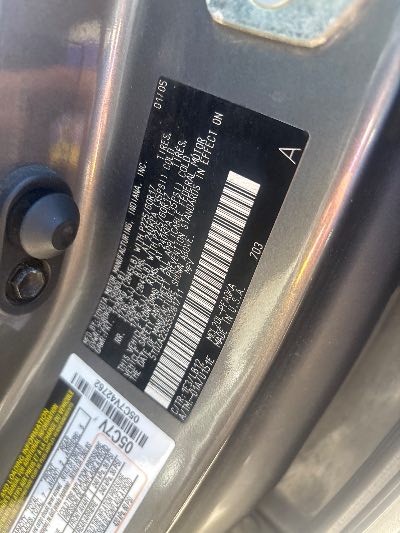 2005 Toyota Sienna Location - Imports - Row 26 - Stock # H53929