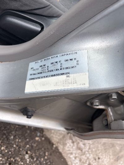 2003 Mazda Protege Location - Imports - Row 30 - Stock # H53970