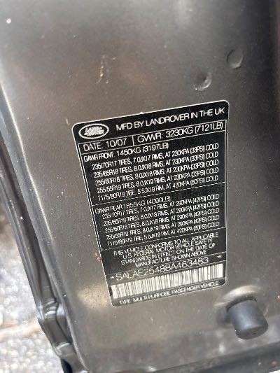 2008 Land Rover LR3 Location - Imports - Row 1 - Stock # H54028