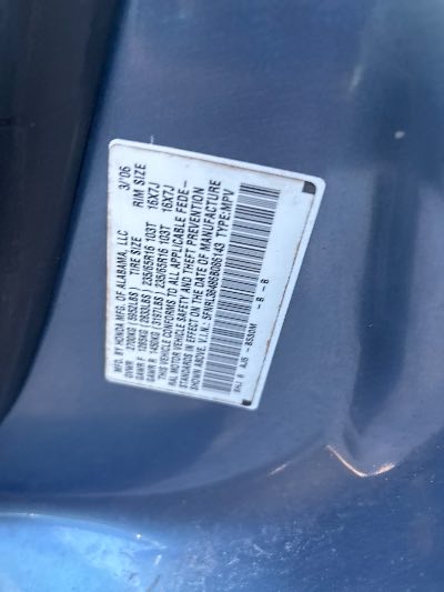 2006 Honda Odyssey Location - Imports - Row 44 - Stock # H54039