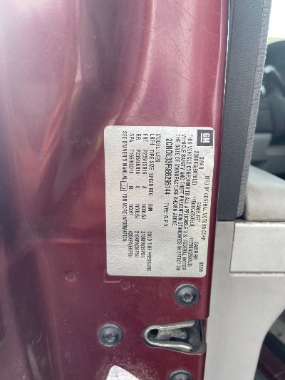 2008 Chevrolet Equinox Location - GM - Row 28 - Stock # H54173