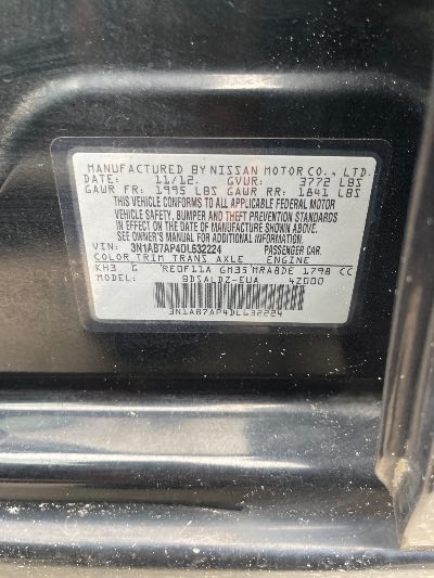 2013 Nissan Sentra Location - Imports - Row 9 - Stock # H54243
