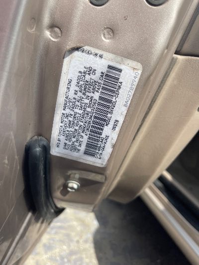 1998 Toyota Camry Location - Imports - Row 16 - Stock # H54374