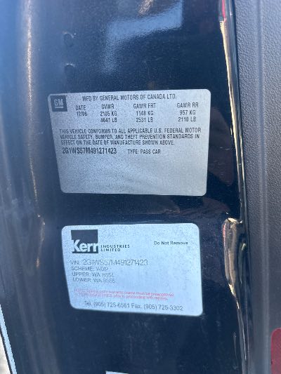 2009 Chevrolet Impala Location - GM - Row 32 - Stock # H54391