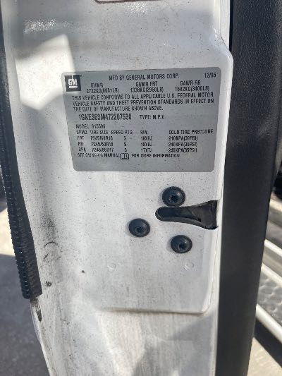 2007 GMC Envoy Location - GM - Row 35 - Stock # H54537