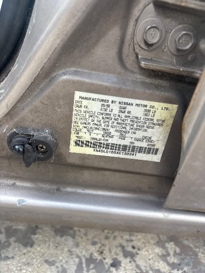 1999 Nissan Altima Location - Imports - Row 22 - Stock # H54556