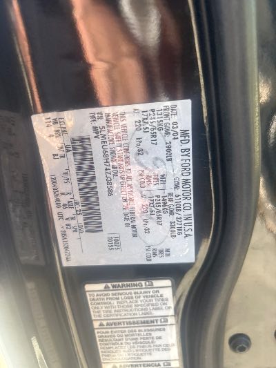 2004 Lincoln Aviator Location - Large Trucks & Vans - Row 18 - Stock # H54575